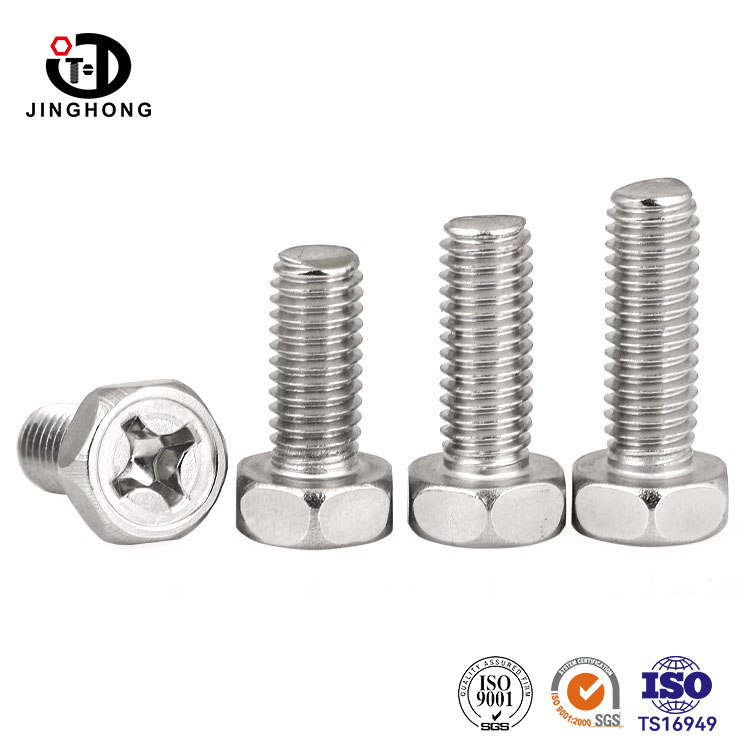 Cross Recessed Hexagon Head Bolts