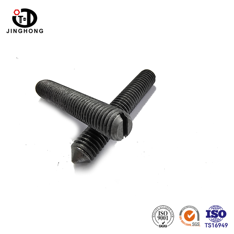 DIN 553 Slotted Set Screw With Cone Point