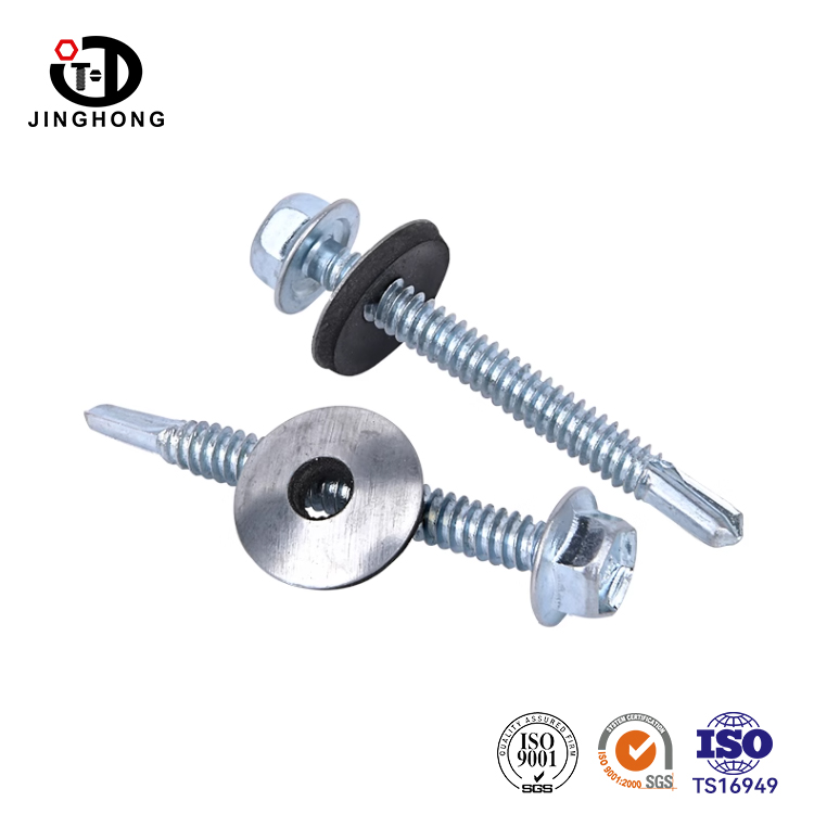 Hexagon Head Drilling Self-tapping Screw with Compound Washer