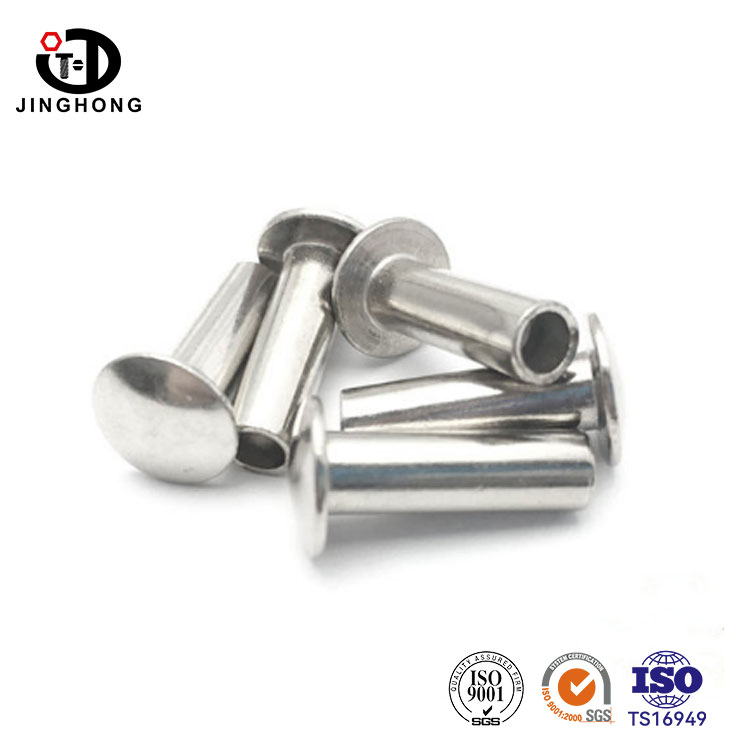 Oval Head Semi-Tubular Rivets