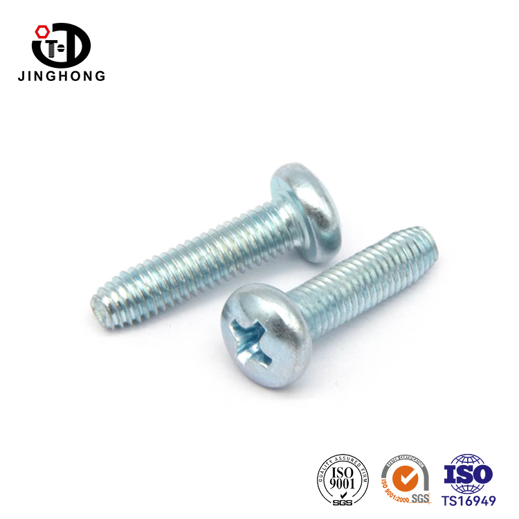 Pan Head Triangular Tooth Self-locking Screw