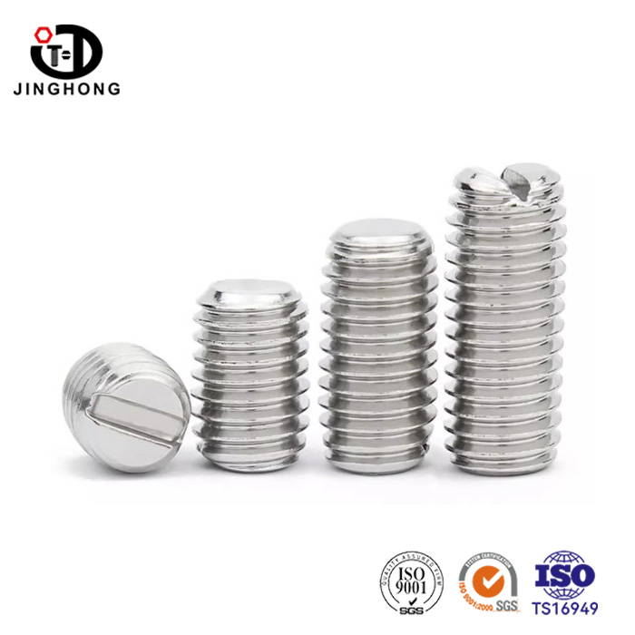 Slotted Screws with Flat Point