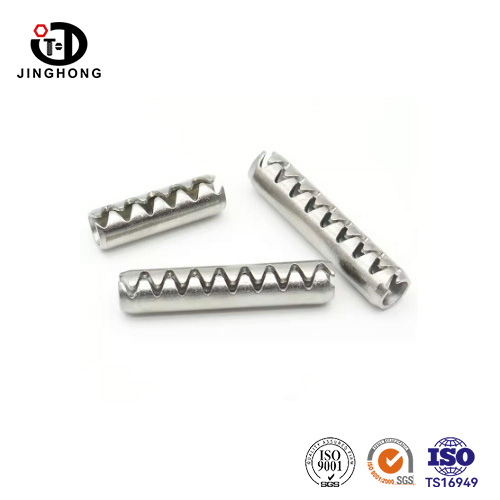 Stainless Steel Spring Pin with Teeth