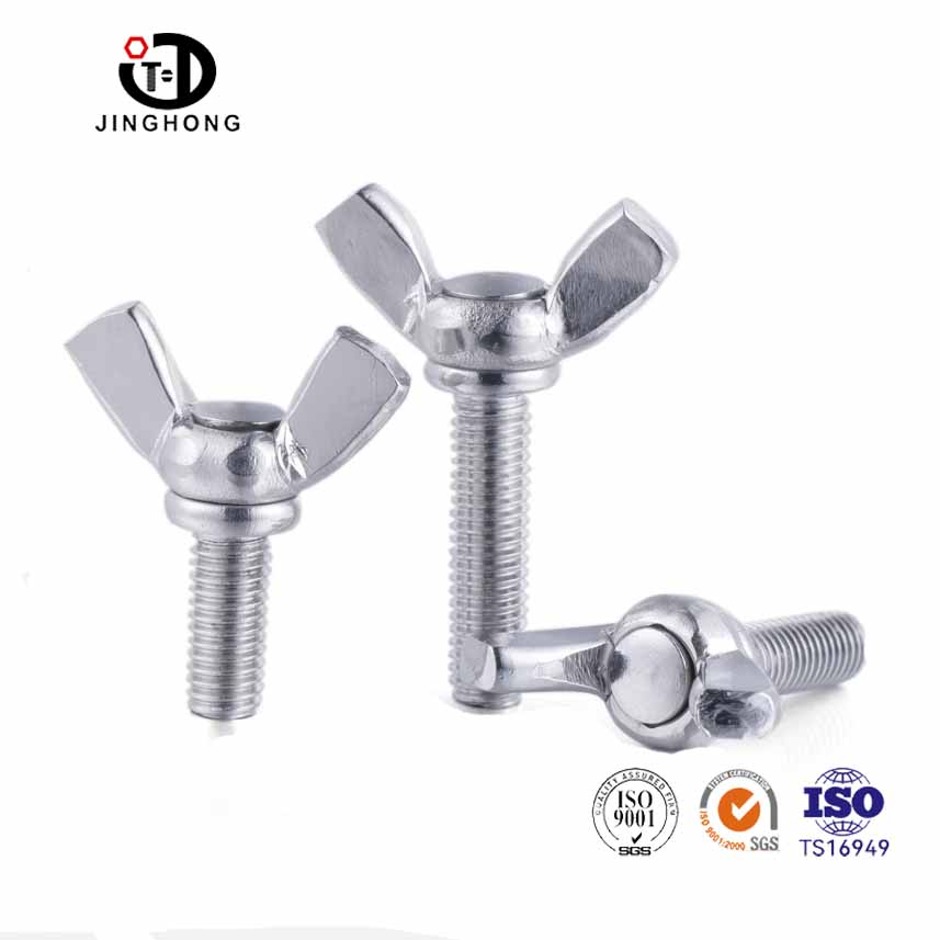 Stainless Steel Wing screws with rounded wings