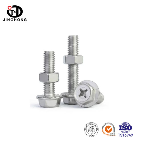 SUS 304 Flanged Hex Head Screws