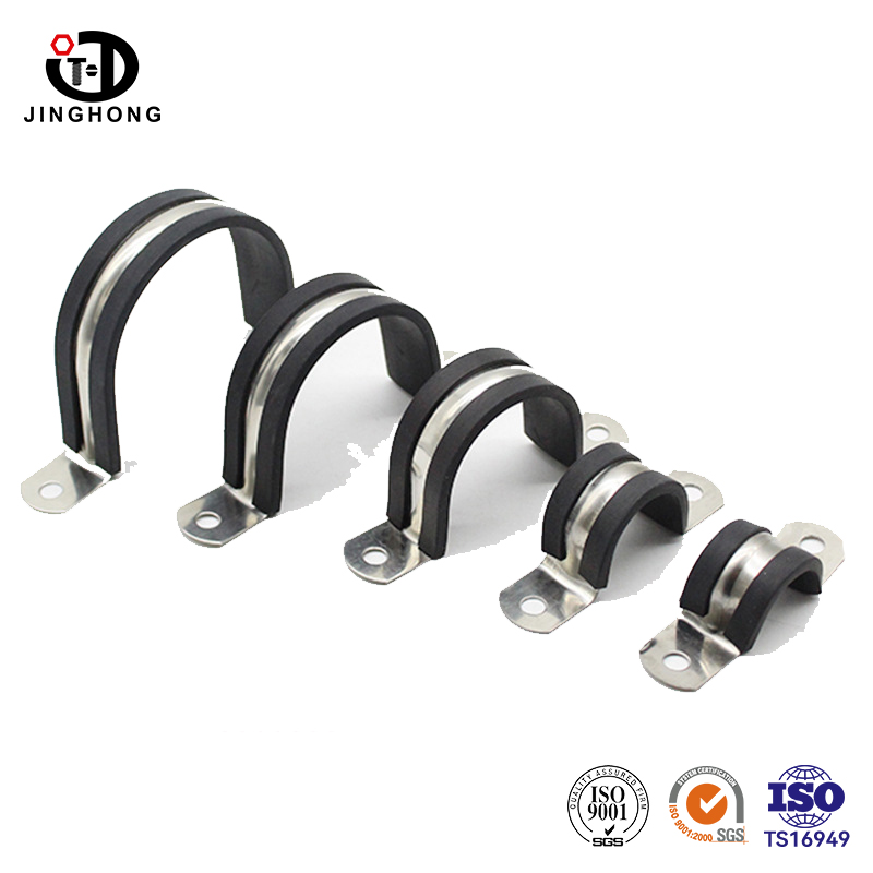 U-shaped Cable Hose Clamp With Strip